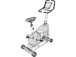 Exercise Cycle 3D Model