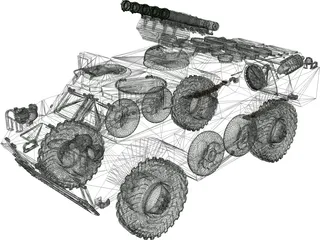 BDRM-3 Fagot 3D Model