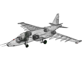 Sukhoi Su-25 Frogfoot 3D Model