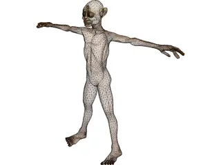 Gollum 3D Model