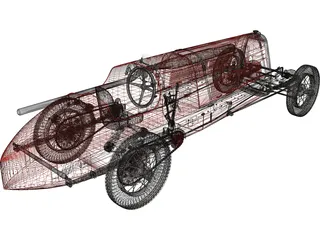 Fiat Mefistofele (1923) 3D Model