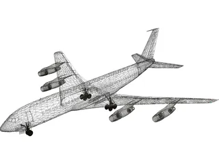 Boeing 707 3D Model