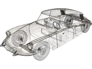 Citroen DS19 (1966) 3D Model