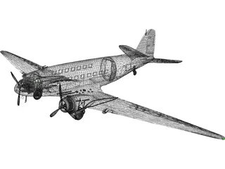 Douglas DC-3 3D Model