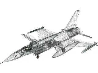 F-16C 3D Model