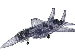 F-15E Strike Eagle 3D Model