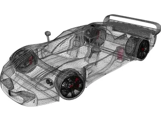 Maserati MC12 3D Model