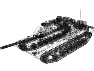 M1A2 Abrams 3D Model