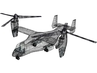 Bell-Boeing V-22 Osprey 3D Model