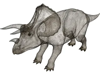 Triceratops 3D Model