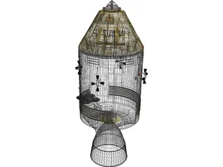Apollo Spacecraft 3D Model