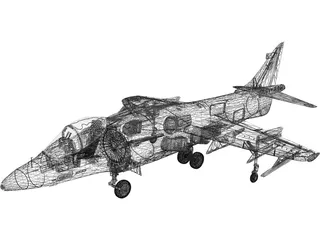 AV-8B Harrier II 3D Model