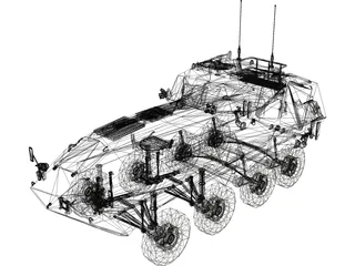 Lav 25 Piranha 3D Model