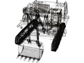 Liebherr R-96 3D Model