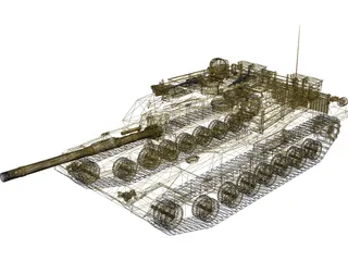 M1A1 Abrams 3D Model