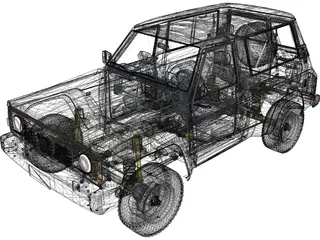 Nissan Patrol 3D Model