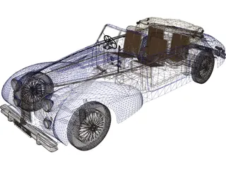 Talbot Lago (1959) 3D Model