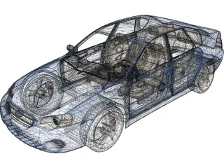 Subaru Outback Sedan (2005) 3D Model