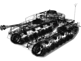 Panzer IV 3D Model