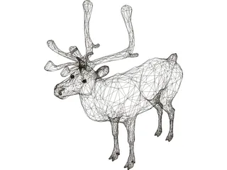 Reindeer 3D Model