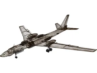 Tupolev Tu-16 Badger 3D Model