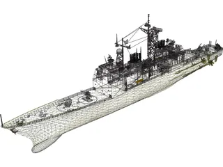 Valley Forge Ticonderoga Class 3D Model