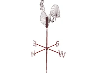 Weather Vane 3D Model