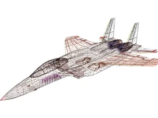 F-15E 3D Model