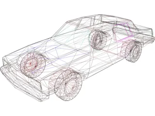 Chevrolet Malibu (1983) 3D Model