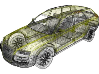 Audi Allroad (2007) 3D Model