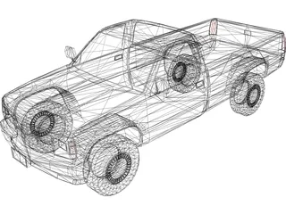 Chevrolet S10 Pickup (1991) 3D Model