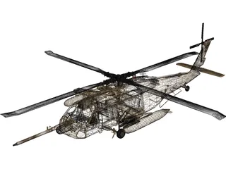 Sikorsky MH-60 3D Model