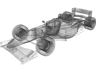 Formula 1 Car (1998) 3D Model