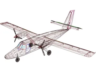 de Havilland Canada DHC-6 Twin Otter 3D Model