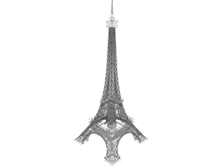 Eiffel Tower 3D Model