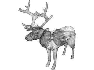 Reindeer 3D Model