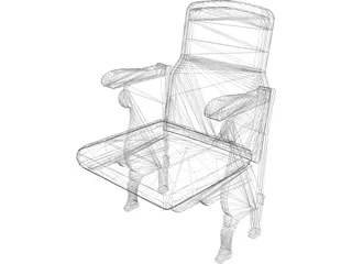 Theater Seats 3D Model