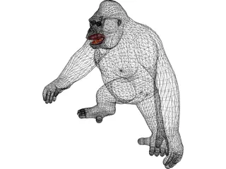 Gorilla 3D Model