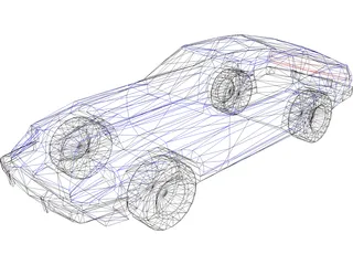 Nissan 280ZX (1977) 3D Model