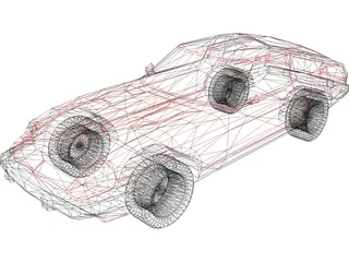 Nissan 280ZX (1982) 3D Model