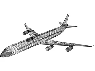 Airbus A340 3D Model