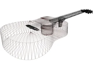 Guitar 3D Model