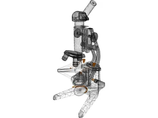 Microscope 3D Model