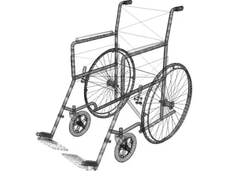 Wheelchair 3D Model