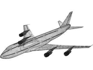 Boeing 747 3D Model