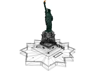 Statue Of Liberty 3D Model