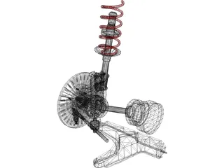 Suspension Front 3D Model