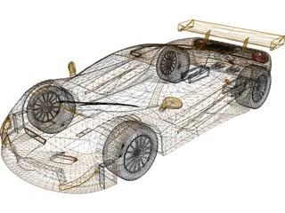 McLaren F1 GT1 (1997) 3D Model