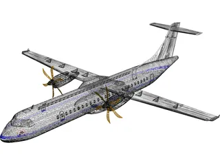 ATR 72 3D Model