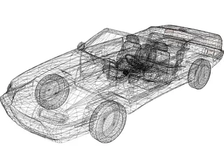 Chrysler Lebaron Convertible (1993) 3D Model